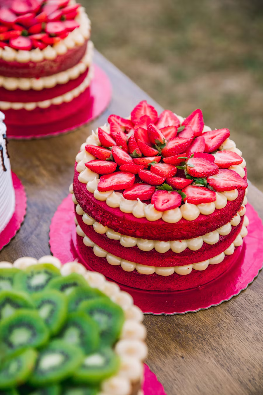Fresh cream birthday cake by Sathya Home Bakes